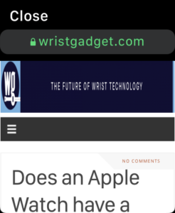 Access Web Pages on Apple Watch with Mail 5